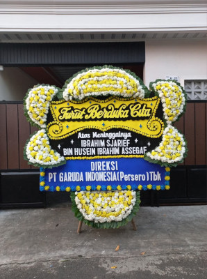 Papan Bunga Duka di Buluran Kenali