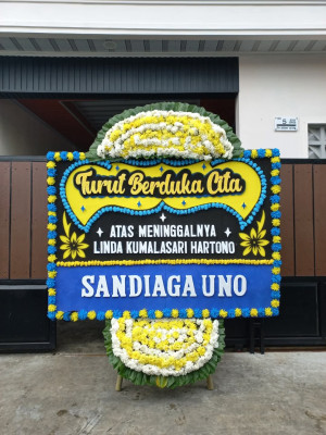 Papan Bunga Duka di Buluran Kenali